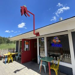 Buck's Rotisserie - Current outside (with Pepper's logo), June 24th 2024