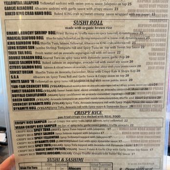 Rice - Menu - Japanese Near Me - Manhattan Beach, California