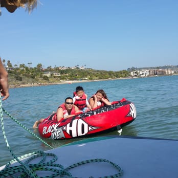 Carlsbad Lagoon - Huge hockey puck thingy... so fun! - Boating Near Me - Carlsbad, California