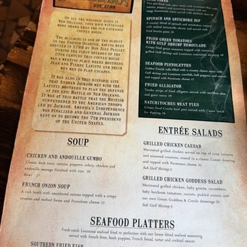 The Original Pierre Maspero's - Menu and restaurant history - Cajun/Creole Near Me - New Orleans, Louisiana The Original Pierre Maspero's - Menu and restaurant history - Cajun/Creole Near Me - New Orleans, Louisiana