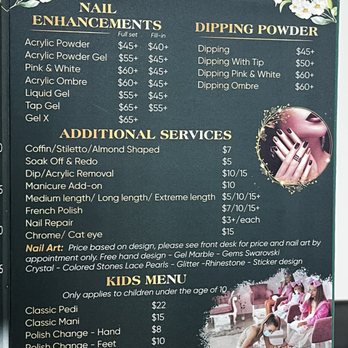 LuxaNova Nails - price menu - Nail Salons Near Me - Davie, Florida LuxaNova Nails - price menu - Nail Salons Near Me - Davie, Florida