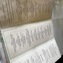 Menu open
