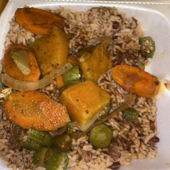 People's Choice Restaurant - Small rice with orca , pumpkin & okra. - Caribbean Near Me - East Orange, New Jersey