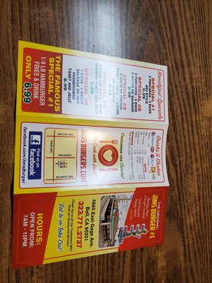 Menu photo 1 Jim's Burgers Bell, CA Menu photo 1 Jim's Burgers Bell, CA