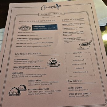 Carriqui - Lunch menu - Restaurants Near Me - San Antonio, Texas Carriqui - Lunch menu - Restaurants Near Me - San Antonio, Texas