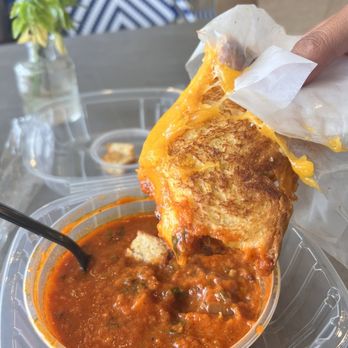 Little Provence Cafe - Tomato Bisque Cup and Grilled Cheese - Breakfast & Brunch Near Me - Arcadia, California Little Provence Cafe - Tomato Bisque Cup and Grilled Cheese - Breakfast & Brunch Near Me - Arcadia, California