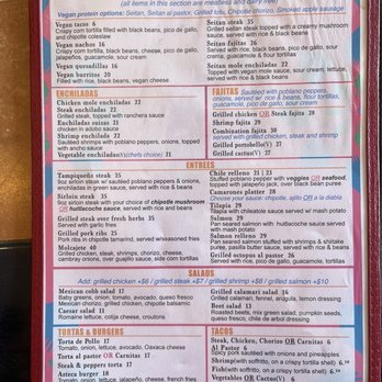 Mesa Azteca - Menu - Mexican Near Me - Brooklyn, New York
