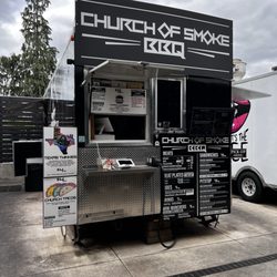 Church of Smoke BBQ - Front of food truck