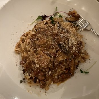Caravaggio - Fettuccine with veal and truffle - Italian Near Me - New York, New York