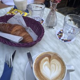 Cappuccino, Classic Croissant, Nesquick Milk Chocolate Cappuccino, Classic Croissant, Nesquick Milk Chocolate