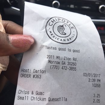 Chipotle Mexican Grill - Look at the time - Mexican Near Me - Morrow, Georgia Chipotle Mexican Grill - Look at the time - Mexican Near Me - Morrow, Georgia