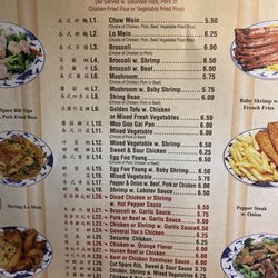 Sun Flower Restaurant - Menu