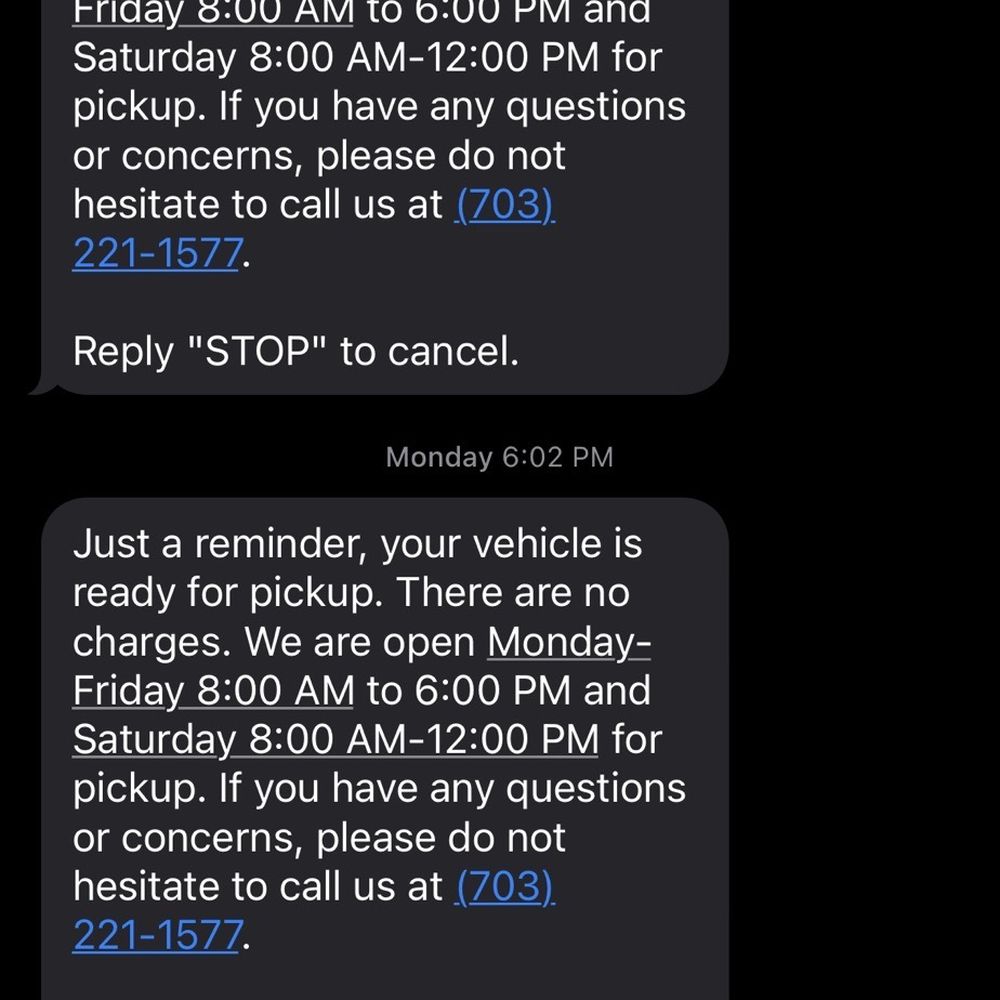 CARSTAR Quantico Collision Center - Texts from Quantico Collision Center - Body Shops Near Me - Dumfries, Virginia
