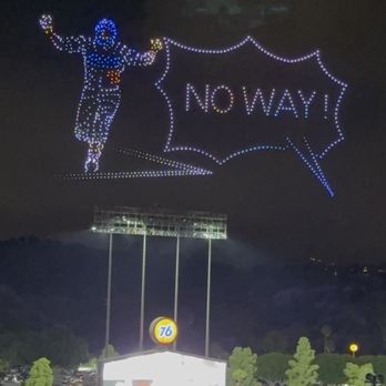 Dodger Stadium - DRONE SHOW - Stadiums & Arenas Near Me - Los Angeles, California