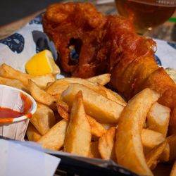 Scrumptious Fish and Chips Food Trailer - LOCAL ROCKFISH & CHIPS