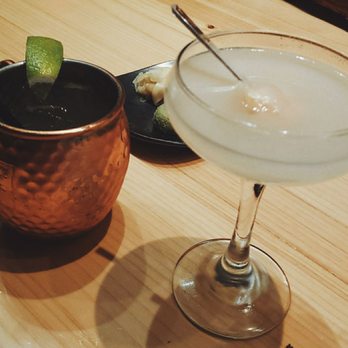 MF Sushi - Takeo Mule & Lychee Martini - Sushi Bars Near Me - Houston, Texas