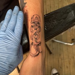 Silver Ink Tattoo - Harry Potter fans came by