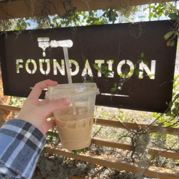 Foundation Coffee Co - Iced caramel latte - Coffee & Tea Near Me - Riverview, Florida Foundation Coffee Co - Iced caramel latte - Coffee & Tea Near Me - Riverview, Florida