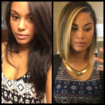 Lotus Den - Before and after :) Emily from Lotus Den is AMAZING!! - Hair Stylists Near Me - Oceanside, California