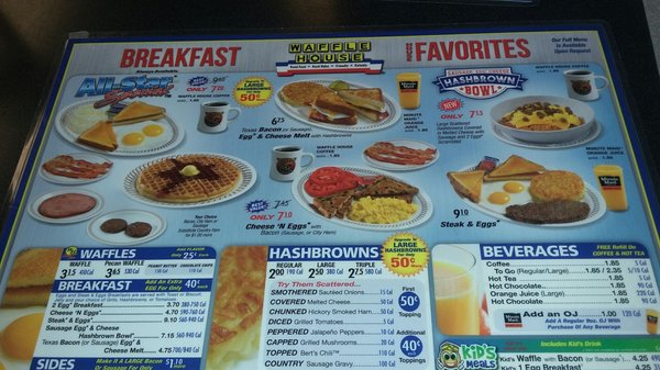 Menu photo 3 Waffle House Bessemer, AL Menu photo 3 Waffle House Bessemer, AL