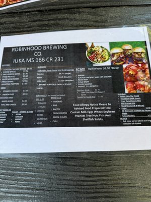 Menu photo 3 Robinhood Brewing Iuka, MS Menu photo 3 Robinhood Brewing Iuka, MS