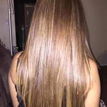 The New Wave Salon - Babylights By Bertha! I've been coming here since 2003.     My hair isn't hairstylist friendly  but I can always count on Bertha - Hair Salons Near Me - West Covina, California