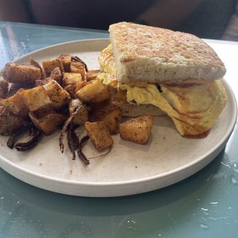 Aura Gardens - Tallow Biscuit Sandwich - Breakfast & Brunch Near Me - Carlsbad, California