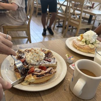 Aloha Kitchen - Nutella soufflé pancakes and fruit soufflé pancakes. - Breakfast & Brunch Near Me - Honolulu, Hawaii