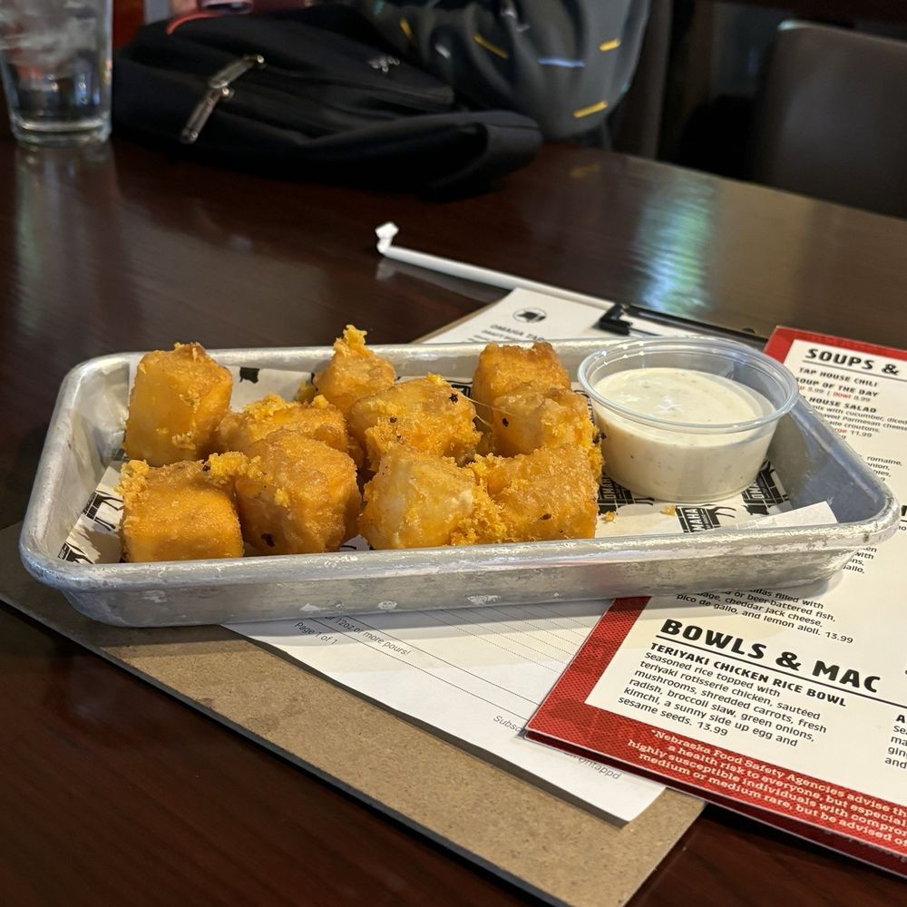 Omaha Tap House - Downtown - Cheese curds - Bars Near Me - Omaha, Nebraska