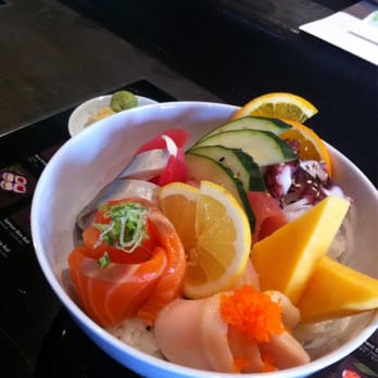 KuniSama - chirashi bowl at $18 was fresh and really delicious the only negative is the presentation in a plastic bowl - Sushi Bars Near Me - Fresno, California KuniSama - chirashi bowl at $18 was fresh and really delicious the only negative is the presentation in a plastic bowl - Sushi Bars Near Me - Fresno, California