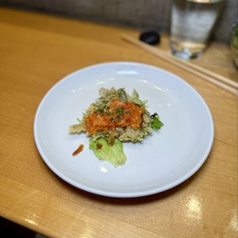 Umi - Spicy salmon with seaweed tempura - Japanese Near Me - Pittsburgh, Pennsylvania