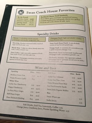 Menu photo 7 Swan Coach House Atlanta, GA
