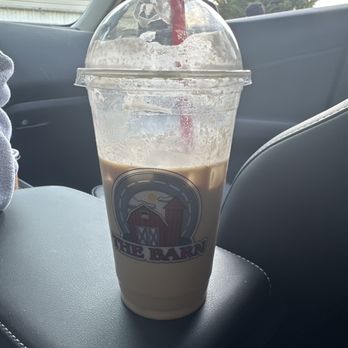 The Barn - Merrick - Powdered donut latte - Coffee Roasteries Near Me - Merrick, New York