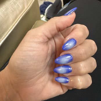 Bedazzle Nails Spa  - Aura mani w chrome builder gel refill Sailin w the hookup - Nail Salons Near Me - Stuart, Florida