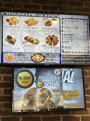 Menu photo 1 California Burritos Burlington, NC