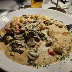 A+ Italian Steakhouse - Lobster and shrimp ravioli pasta