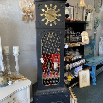Wild Old Things - Vintage clock with record player and stereo.  It's a party - Furniture Stores Near Me - Indian Harbour Beach, Florida