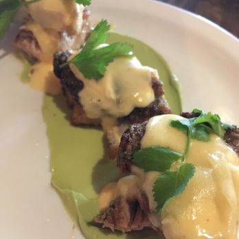 Ember - Pork belly and albacore? The cilantro perfectly complements this dish - New American Near Me - Arroyo Grande, California