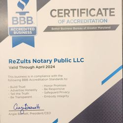 ReZults Notary Public