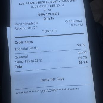Los Primos Restaurant Y Taquería - New Mexican Cuisine Near Me - Fresno, California
