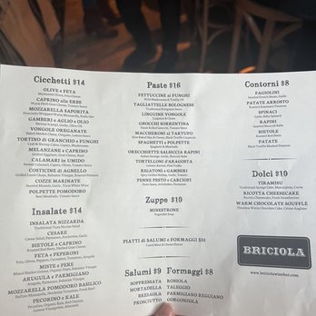 Briciola - Menu 2022 - Italian Near Me - New York, New York Briciola - Menu 2022 - Italian Near Me - New York, New York