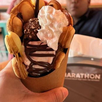 Sweethaus Treats - Hazelnut bubble waffle - Waffles Near Me - Frederick, Maryland