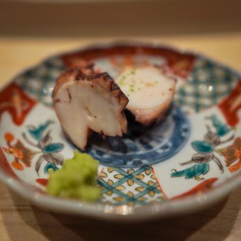 Sushidokoro Miyama - Shima, slow cooked octopus in ojicha tea - Sushi Bars Near Me - Arcadia, California Sushidokoro Miyama - Shima, slow cooked octopus in ojicha tea - Sushi Bars Near Me - Arcadia, California