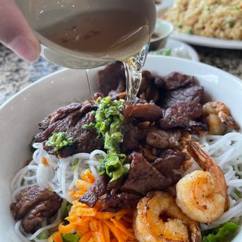 Pho Saigon - Vermicelli pork and shrimp - Vietnamese Near Me - Sugar Land, Texas