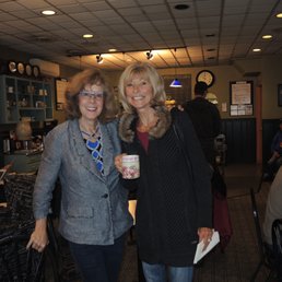 Enjoying a delicious coffee drink! Enjoying a delicious coffee drink!