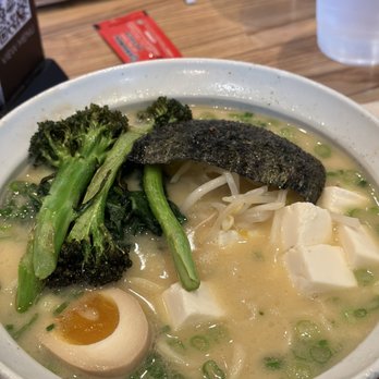 HiroNori Craft Ramen - Tonkotsu Ramen (add tofu & broccolini) - Ramen Near Me - Irvine, California
