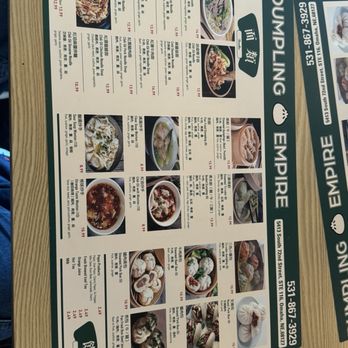 Dumpling Empire - Back menu - Dim Sum Near Me - Omaha, Nebraska Dumpling Empire - Back menu - Dim Sum Near Me - Omaha, Nebraska