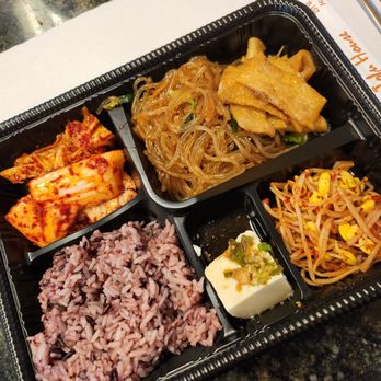 Milpitas SGD Tofu House - Rice and banchan it comes with - Korean Near Me - Milpitas, California