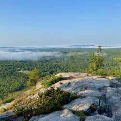 Hawk Mountain Trailhead - Cliffside view from hawk mountain trail