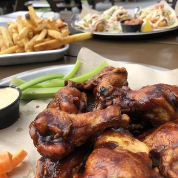 Public Coast Brewing - Root beer bbq wings, fries, fish tacos - American Near Me - Cannon Beach, Oregon Public Coast Brewing - Root beer bbq wings, fries, fish tacos - American Near Me - Cannon Beach, Oregon